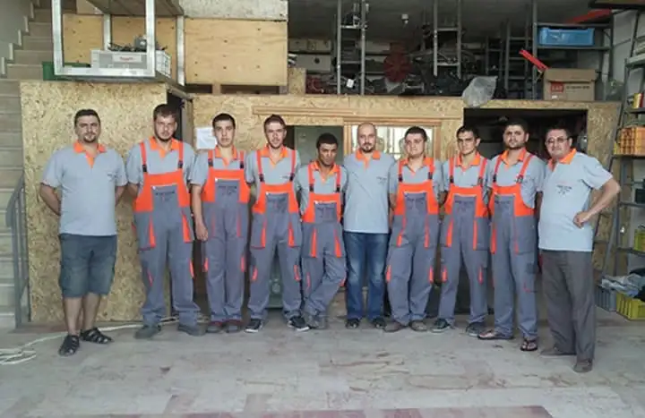 Birlikte çalıştığımız ekibimiz